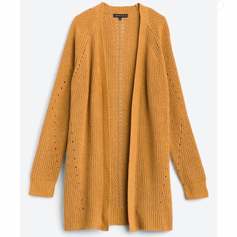 Open Front Detail Cardigan